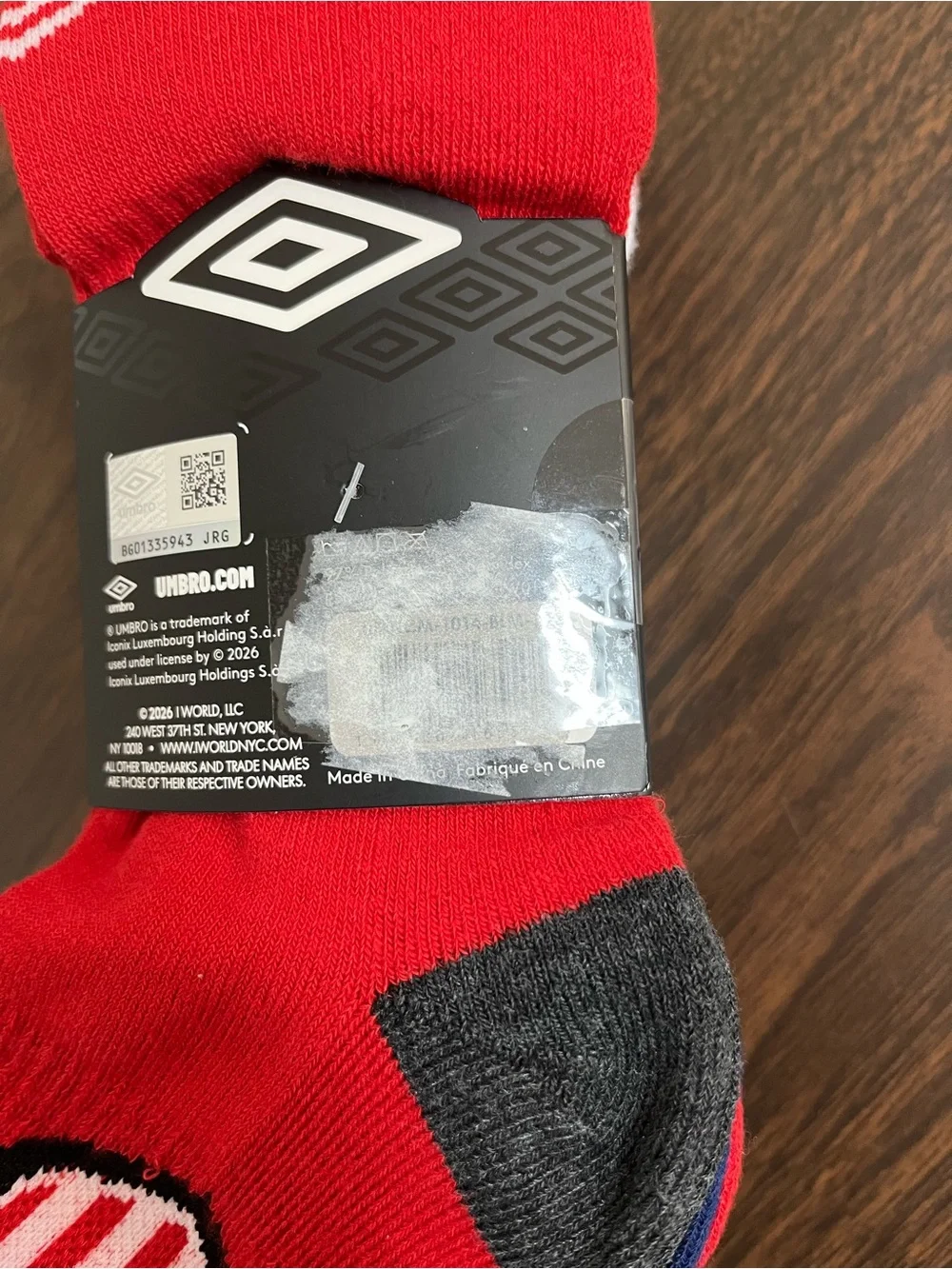 Umbro Tournament Edition USA Soccer Socks 6 Pairs Sz 6-12 New With Tags